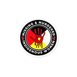 No More Stolen Sisters Stickers, I Wear Red for My Sisters sticker, Murdered Women Decal, Missing Women Decor, American Native