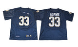 Norte Dame Fighting Irish 2017 Under Armour Adams 33 Navy