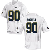 Norte Dame Fighting Irish Rochell 90 Football Jersey - White