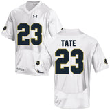Norte Dame Fighting Irish Tate 23 Football Jersey - White