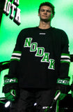 North Dakota Fighting Hawks Custom Black alternate 2025 NODAK College Hockey Jersey