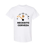 Novelty Mexican Beer Necesito Cerveza Cool & Funny Sayings T-Shirt Men Women's T Shirts Short Sleeve Tees Printed Clothes