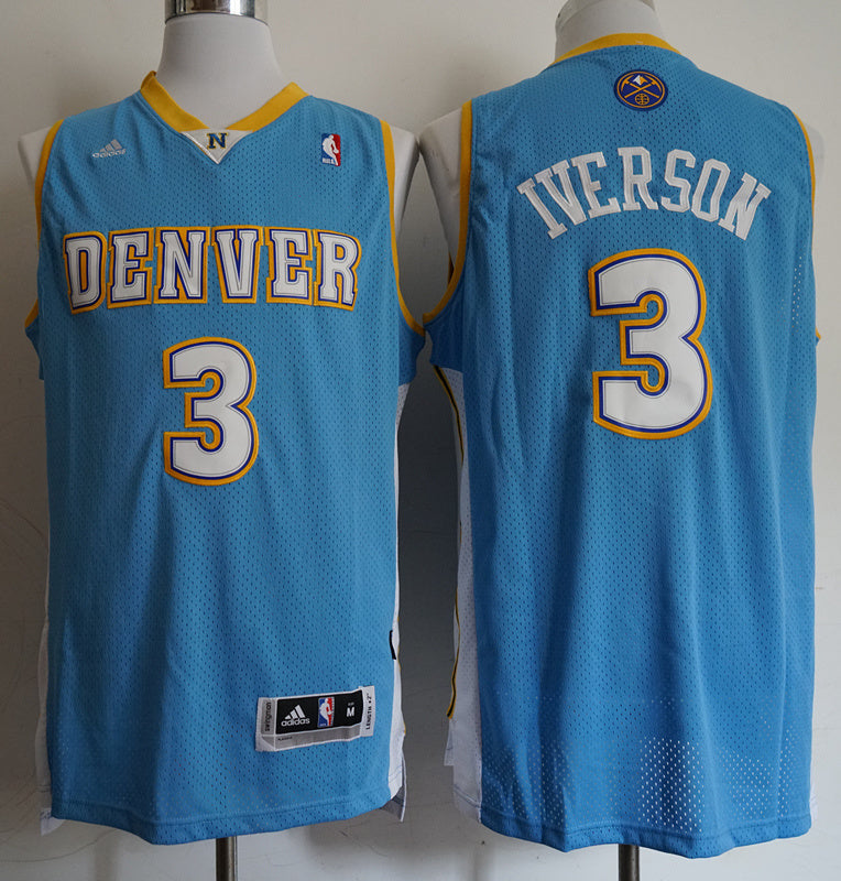 Nuggets ( Mesh Print ) 3 # Iverson Blue