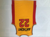 Oak Hill High School #22 Carmelo Anthony Anthony High School 22 # Red Jersey Style 3