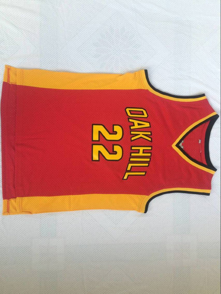 Oak Hill High School #22 Carmelo Anthony Anthony High School 22 # Red Jersey Style 4