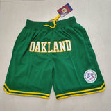 Oakland Athletics Baseball 1987 All-Star Team Green Shorts Style 6