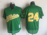 Oakland Athletics #24 Ricky Henderson Style 3