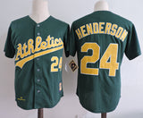 Oakland Athletics #24 Ricky Henderson Style 5