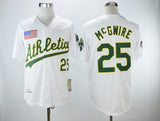 Oakland Athletics #25 Mark McGwire Athletics 25 White 1989 Fan Retro Style 1