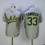 Oakland Athletics #33 Athletics 33 Gray Retro