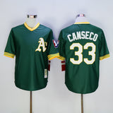 Oakland Athletics #33 Athletics 33 Green Retro