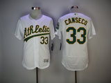 Oakland Athletics #33 Athletics 33 White Elite Edition
