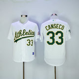 Oakland Athletics #33 Athletics 33 White Retro