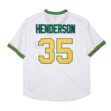 Oakland Athletics #35 Rickey Henderson Style 1