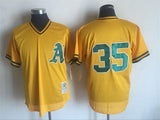 Oakland Athletics #35 Rickey Henderson Style 5