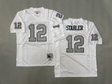 Oakland Raiders #12 Ken Stabler Los Angeles Raiders Style 1