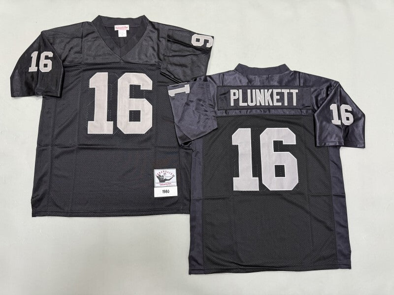 Oakland Raiders #16 Jim Plunkett Los Angeles Raiders Style 1