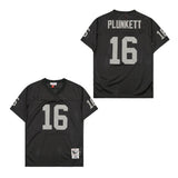 Oakland Raiders #16 Jim Plunkett PLUNKETT#16 Black