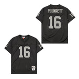 Oakland Raiders #16 Jim Plunkett plunkett#16 Black Style 3