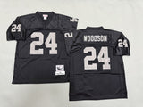 Oakland Raiders #24 Charles Woodson Los Angeles Raiders Style 1