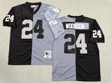 Oakland Raiders #24 Charles Woodson Los Angeles Raiders Style 2