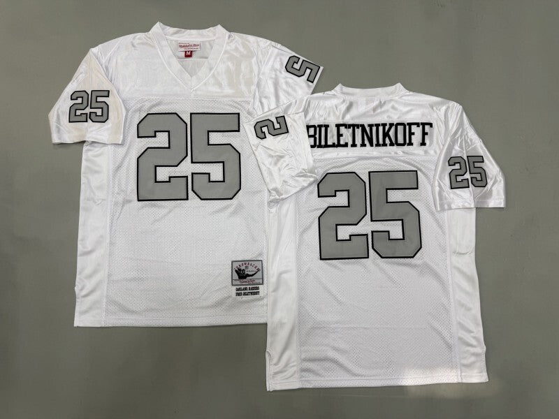 Oakland Raiders #25 Fred Biletnikoff Los Angeles Raiders Style 1