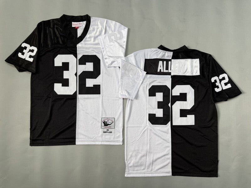 Oakland Raiders #32 Marcus Allen Los Angeles Raiders Style 1