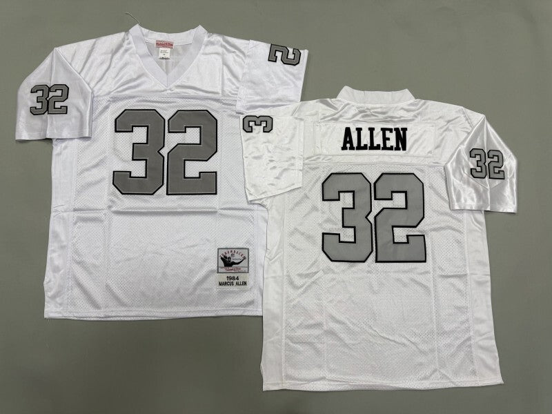 Oakland Raiders #32 Marcus Allen Los Angeles Raiders Style 3