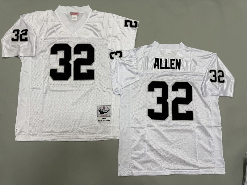 Oakland Raiders #32 Marcus Allen Los Angeles Raiders Style 4