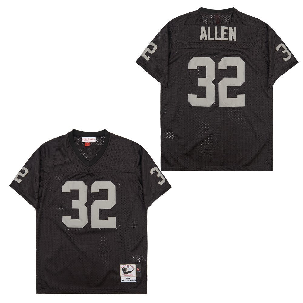 Oakland Raiders #32 Marcus Allen #32 Black