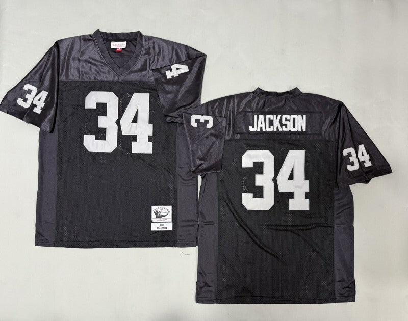 Oakland Raiders #34 Bo Jackson Los Angeles Raiders Style 3