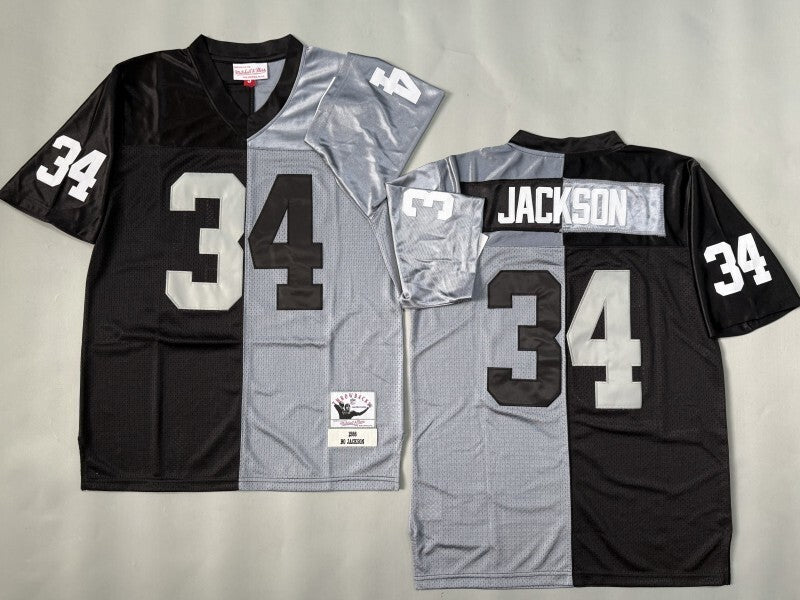 Oakland Raiders #34 Bo Jackson Los Angeles Raiders Style 4