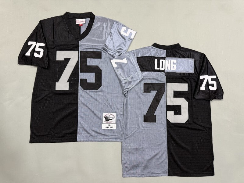 Oakland Raiders #75 Howie Long Los Angeles Raiders Style 4