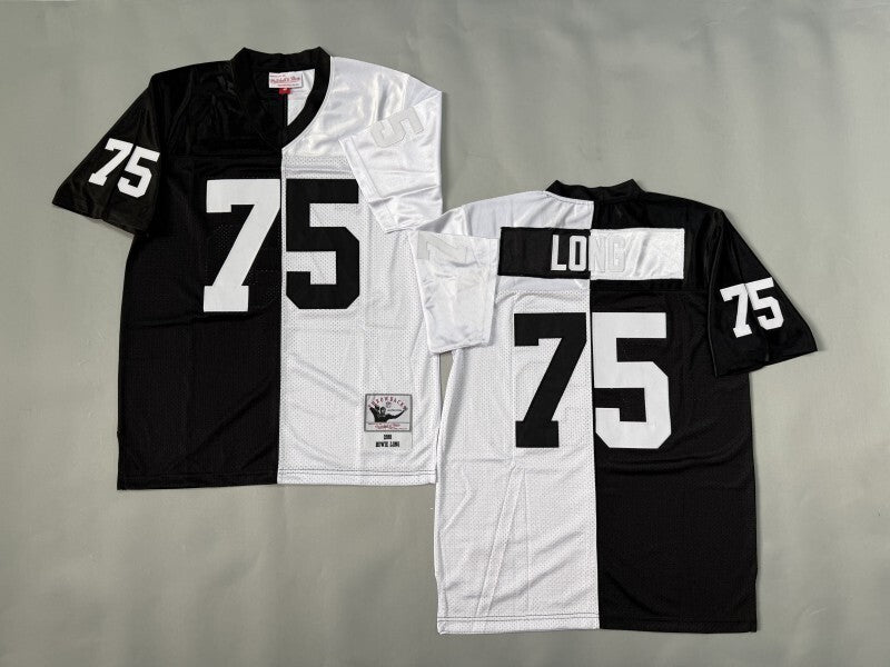 Oakland Raiders #75 Howie Long Los Angeles Raiders Style 5