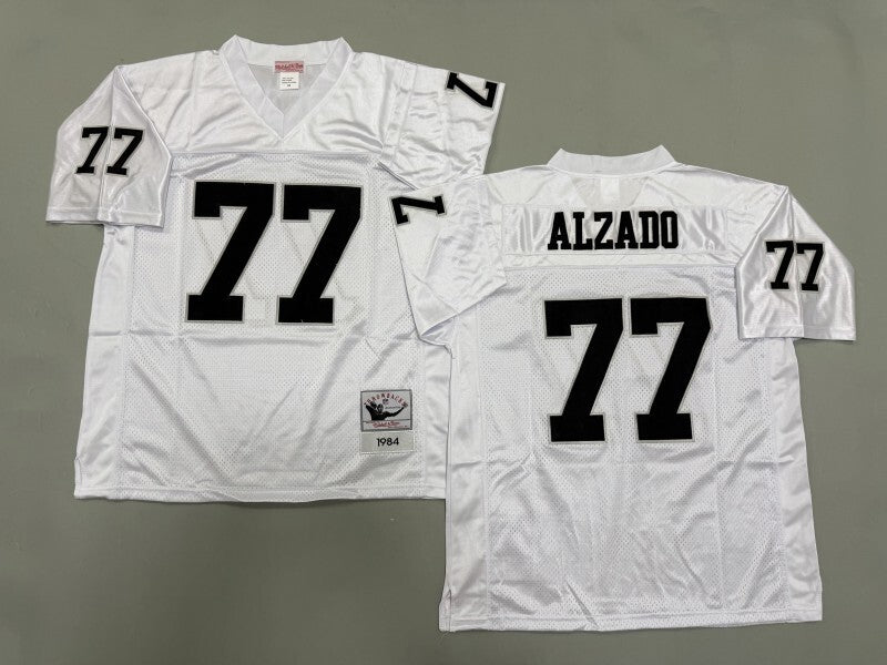 Oakland Raiders #77 Lyle Alzado Los Angeles Raiders Style 2