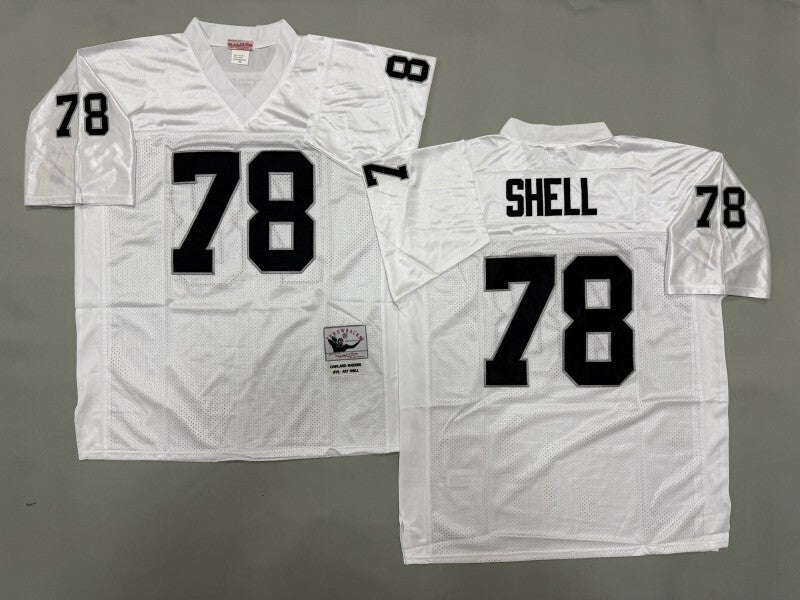 Oakland Raiders #78 Art Shell Los Angeles Raiders Style 1