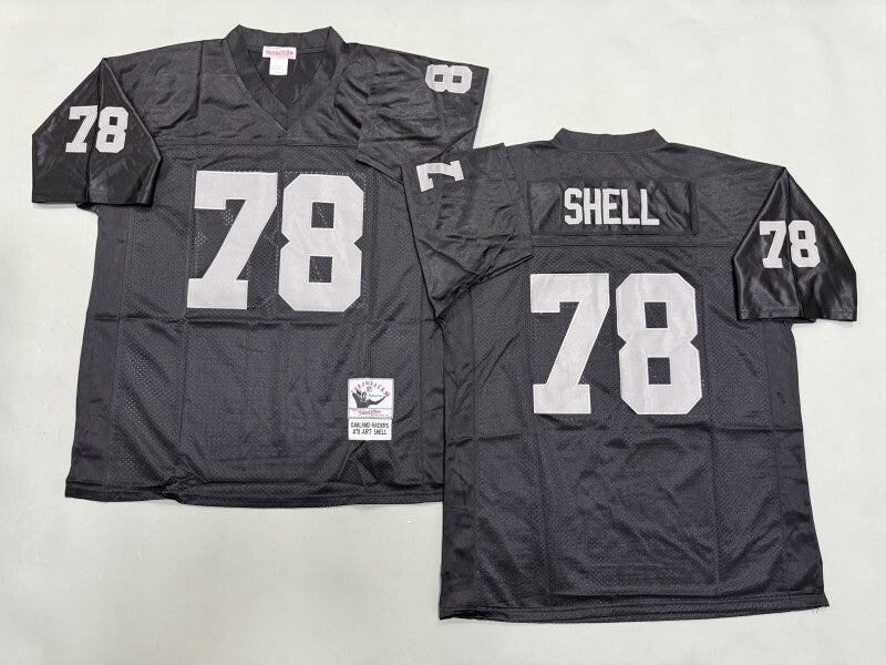 Oakland Raiders #78 Art Shell Los Angeles Raiders Style 2