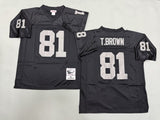 Oakland Raiders #81 Tim Brown Los Angeles Raiders Style 1