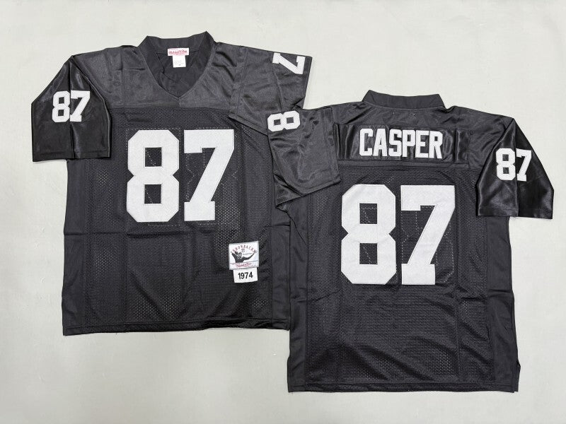 Oakland Raiders #87 Dave Casper Los Angeles Raiders Style 1