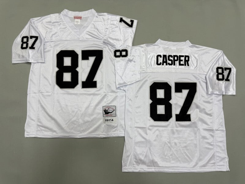 Oakland Raiders #87 Dave Casper Los Angeles Raiders Style 2