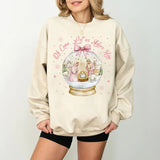 Oh Come Let Us Adore Him Sweatshirt, Coquette Bow Christmas Tree Sweatshirt, Nativity Scene Christmas Shirt, Oh Holy Night
