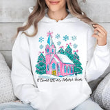 Oh Come Let Us Adore Him Sweatshirt, Jesus Christmas Shirt, Christian, Watercolor Christmas Hoodie, Unisex Sweater Pullover Tee Cotton Polyester Fit