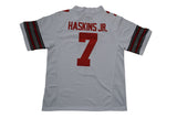 Ohio State Diamond White 7 Haskins JR. Back