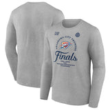 Oklahoma City Thunder Heather Gray 2025 Western Conference Champions Locker_1