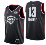 Oklahoma City Thunder #13 Paul George 19 All-Star Thunder 13 # Black