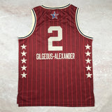 Oklahoma City Thunder #2 Shai Gilgeous-Alexander 2024 NBA All-Star Style 2
