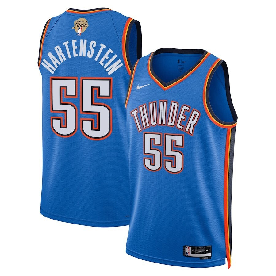 Oklahoma City Thunder #55 Isaiah Hartenstein Unisex 2025 NBA Finals Swingman Jersey - Icon Edition - Blue