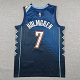 Oklahoma City Thunder #7 Chet Holmgren 26 Thunder 7 Blue City Edition Style 1