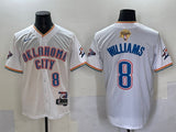 Oklahoma City Thunder #8 Jalen Williams nba Collaboration Style 11