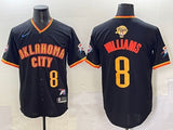 Oklahoma City Thunder #8 Jalen Williams nba Collaboration Style 12